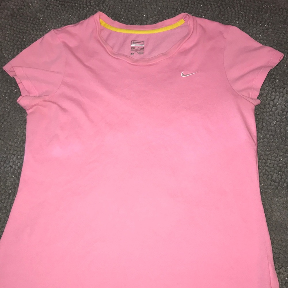 Pink nike shirt